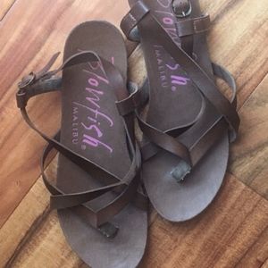 Dark Brown Sandals